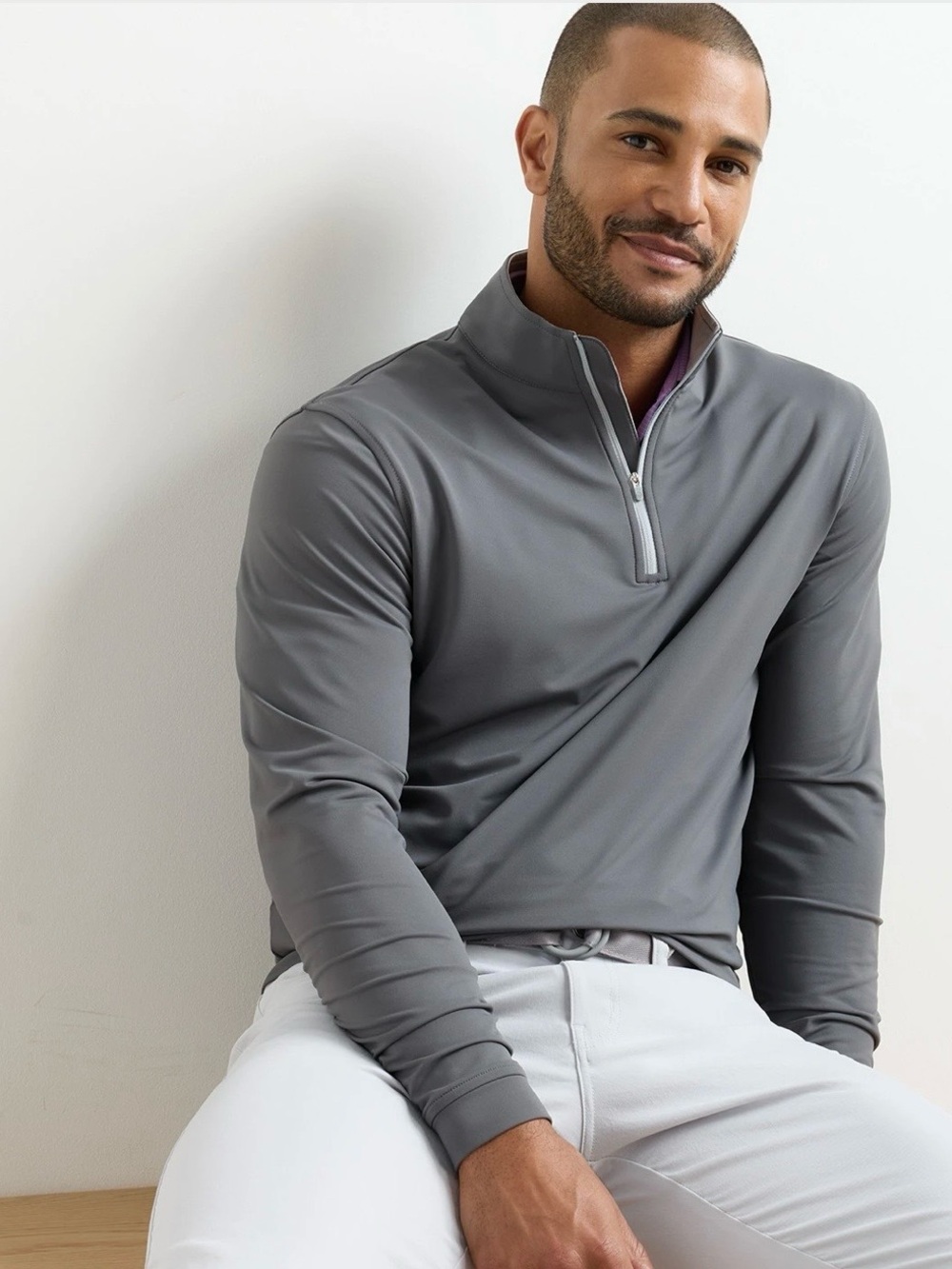 Peter Millar Crown Quarter-Zip Pullover.